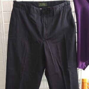 Eddie Bauer Men's Navy classic fit pants